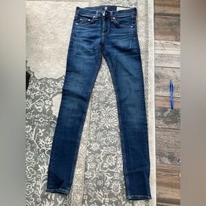 rag & bone Deep Indigo Skinny Jeans 25